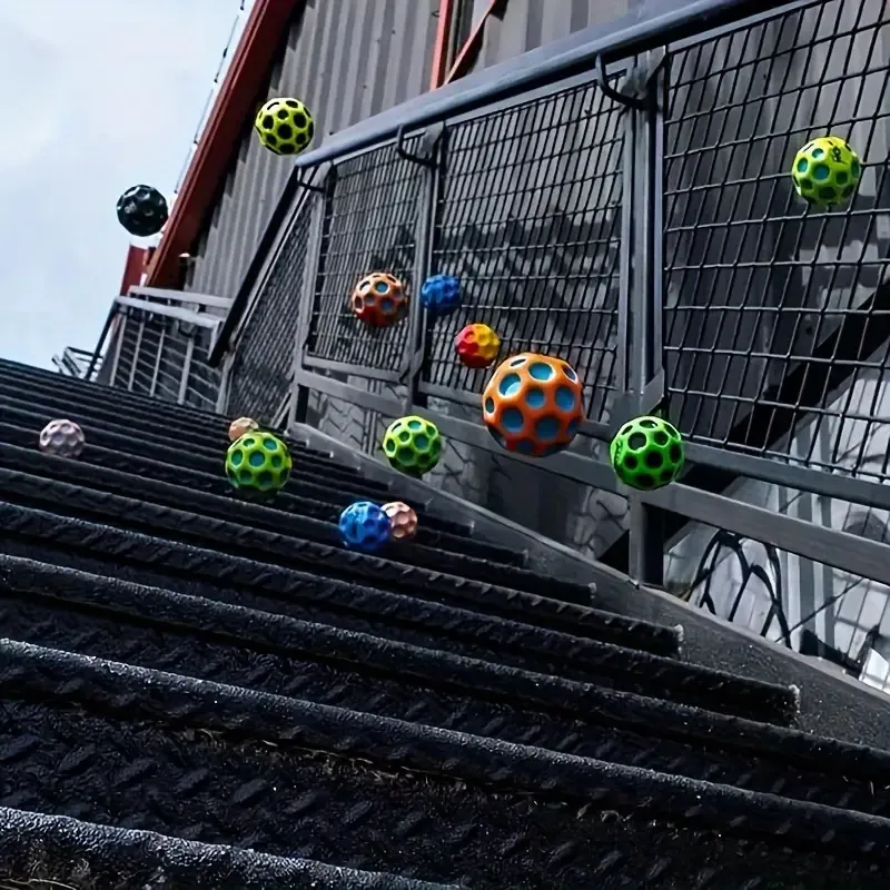 1pc Giant PU Space Ball Super High Bouncing, Interactive, Decompressing, and Sensory Toy